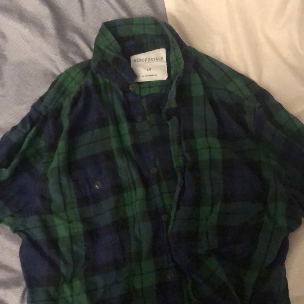 Aeropostale Green flannel